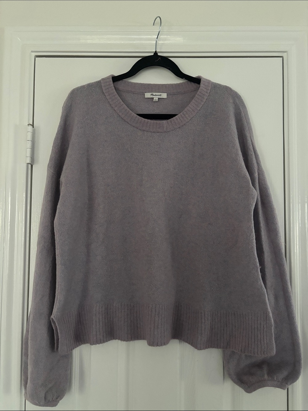 Madewell Lavender Crewneck Sweater